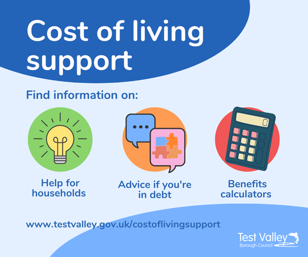 Council pledges £50k to help tackle cost of living Test Valley